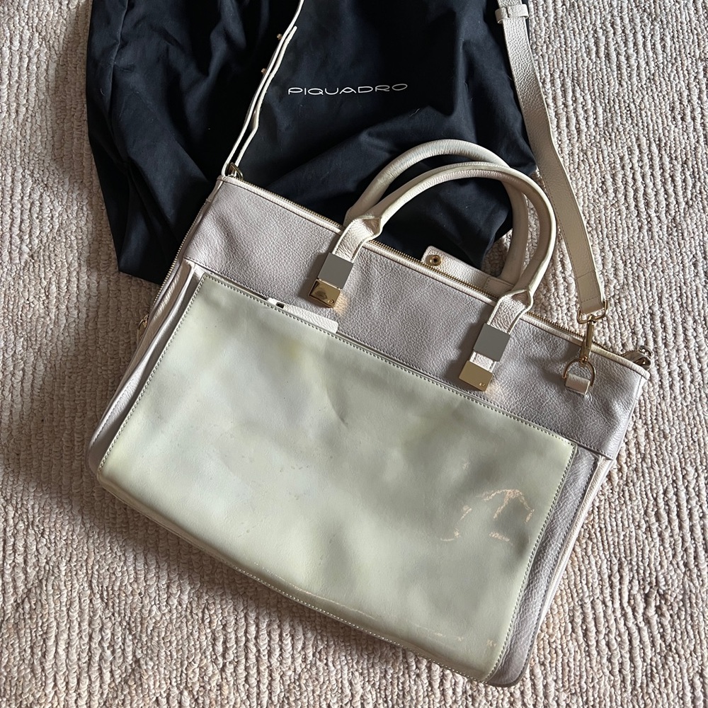 Piquadro folio handbag purse laptop bag